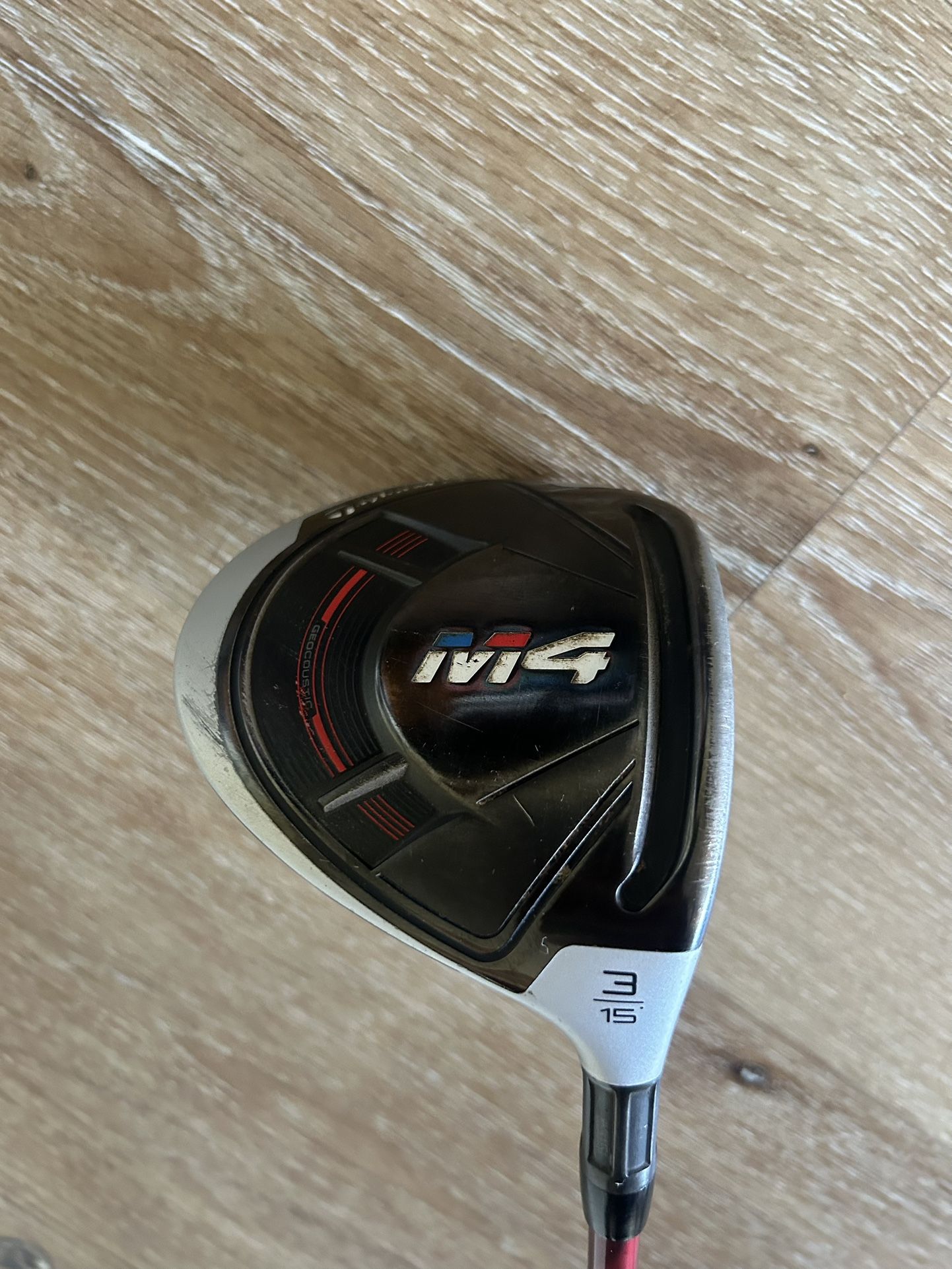 TaylorMade M4 3 Wood 15° Fujikura Speeders 757 Stiff Flex