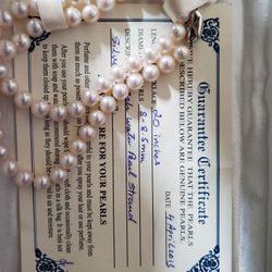 20" 8mm Freshwater Pearl Necklace 