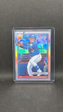 2026 Topps Chrome 1989 Kazuma Okamoto Rookie RC Blue Jays Insert