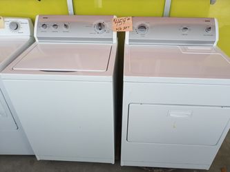 Kenmore Washer and Dryer set white super size excellent . Warranty . Delivery available . 2203 Fowler st. Ft. Myers 33901