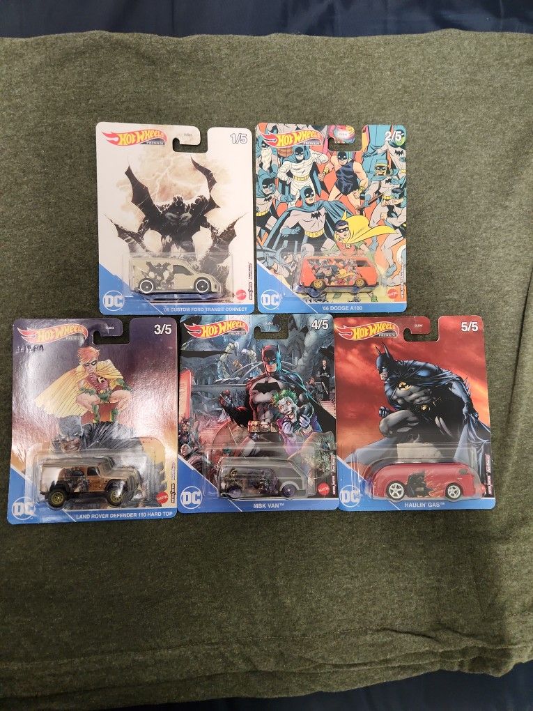2021 Hot Wheels Batman Vans Collection