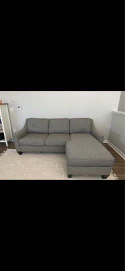 Gray sectional sofa(free delivery)