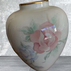 Cream Floral Lenox Vase/decoration