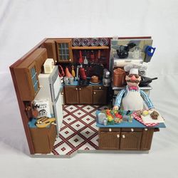 Swedish Chef Kitchen Action Figure Playset Palisades Muppet Show 2003