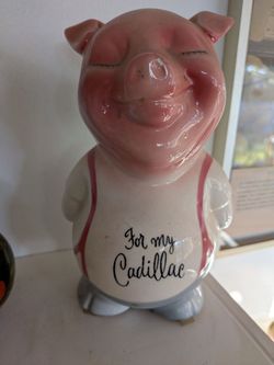 Vintage Cadillac piggy bank