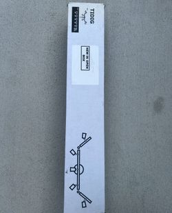 Selling this New In Open Box IKEA TIDIG Nickel Plated Ceiling Light 5 Spotlights 002.626.57. Unit comes as shown and bulbs not included.