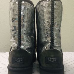 Silver Sequin Uggs 