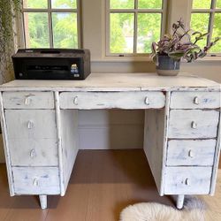 White Shabby Chic Desk 