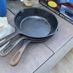 8” Cast Iron Pans 
