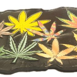 Weed Themed Resin Rolling Tray 