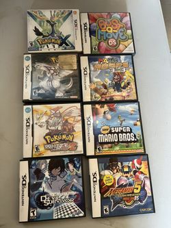 Empty Ds Cases . Pokémon , Mario Some With Manuals 