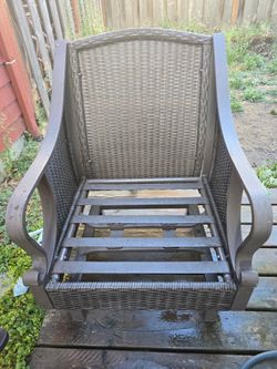 2 Outdoor chair no cushions.  Ready for pick up