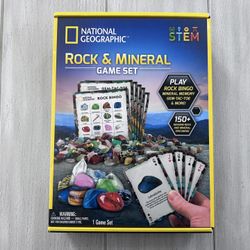 NATIONAL GEOGRAPHIC: Rock & Mineral Game Set