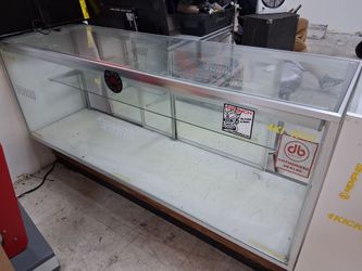 Good Used Glass Display Showcase 6'