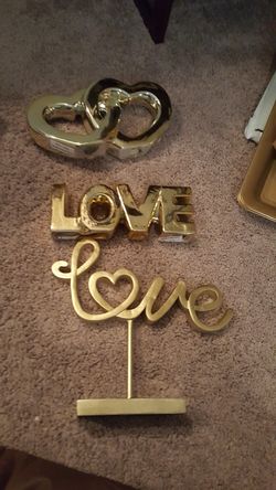 Love glass signs