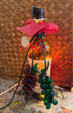 Decorative wine bottle lamp