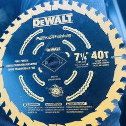 DEWALT Circular Saw Blade, 7 1/4-Inch, 40-Tooth, Wood Cutting