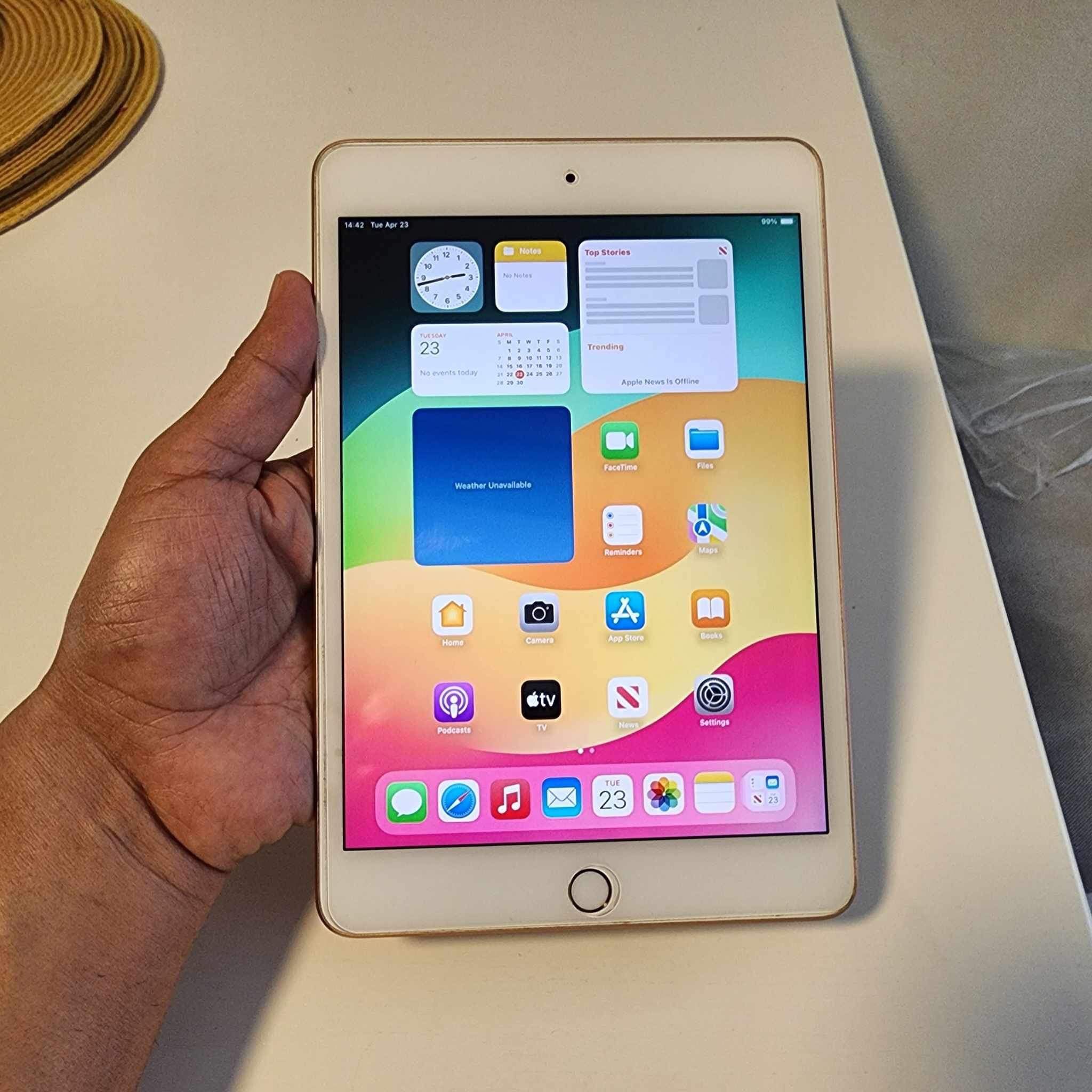 Apple  iPad mini 5th Gen 64GB Wi-Fi, 9.7in - rose Gold color.  Nothing wrong. Comes with power cord.