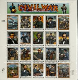 CIVIL WAR 1861-65 “CLASSIC COLLECTION” - USPS STAMPS 1994 - MNH