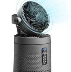 Air Purifiers Fan for Home Large Room With 2-In-1 Air Circulator Fan System And Smart WIFI Cover 1980 Sq.Ft Oscillating Air Purifier