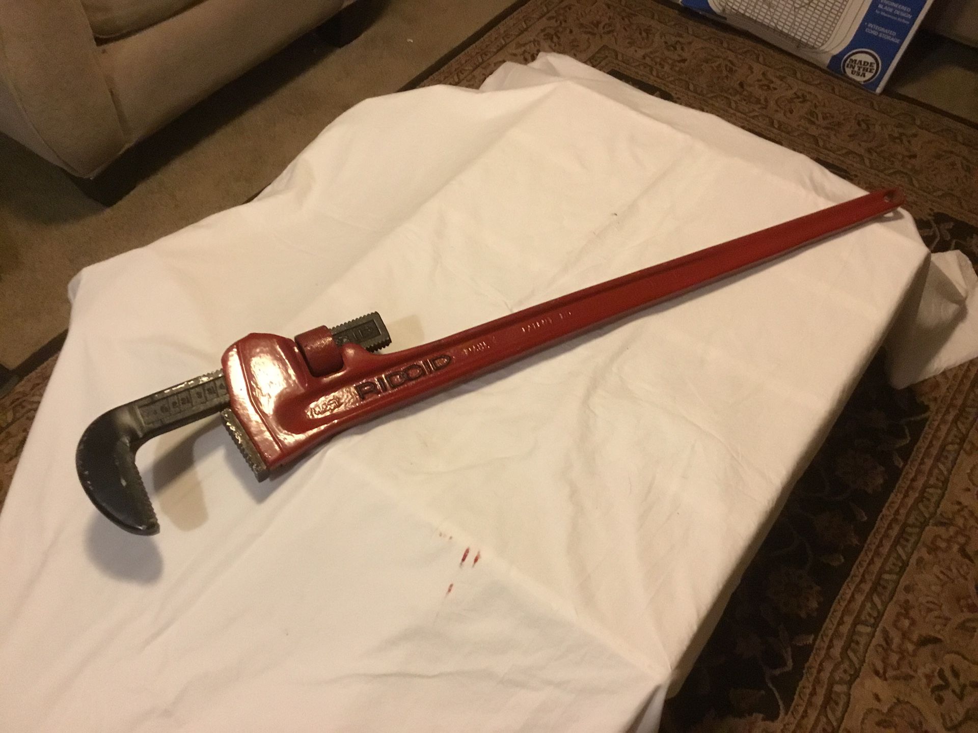 “HUGE” RIDGID 48” VINTAGE PIPE WRENCH for Sale in Beaverton, OR OfferUp