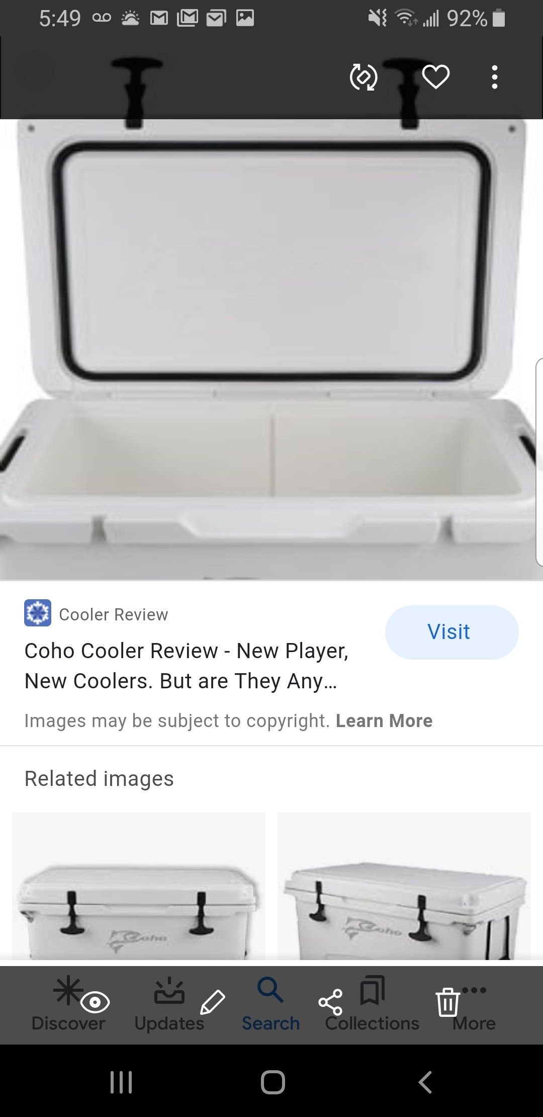 Coho 55 quart 39 can rotomolded cooler ice chest for Sale in Pico