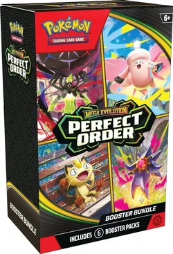 Pokemon TCG ME03 Perfect Order Booster Bundle 6 Packs Factory Sealed