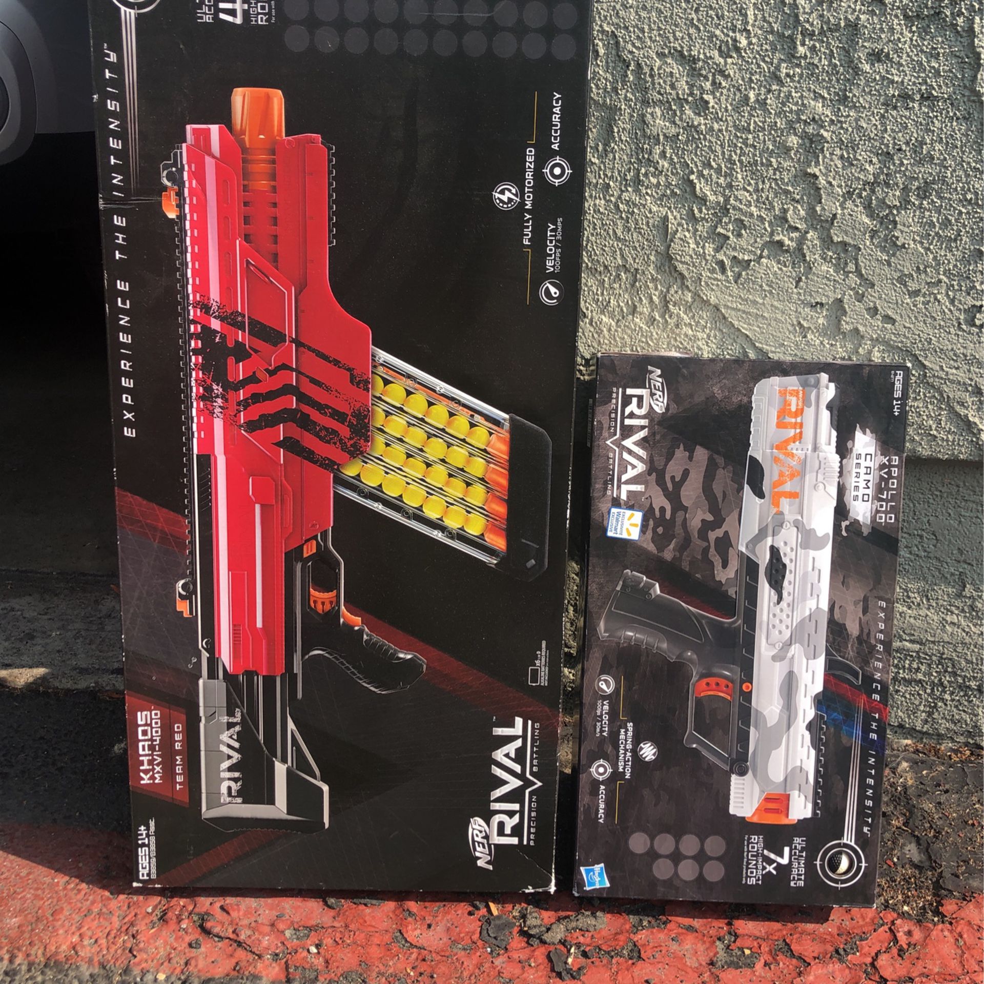 Nerf Rival Guns New In Box