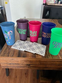 Starbucks Reusable Cold Cups Set of 5