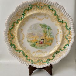 Vintage Spode Copeland England Continental Views Plate
