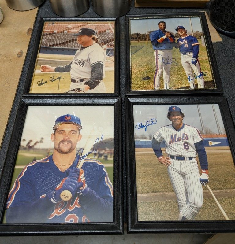 MLB Autographed Framed Portraits