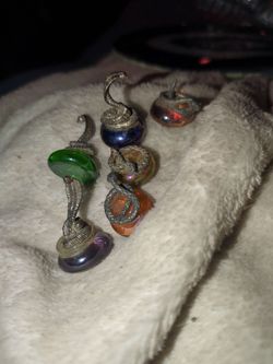 Bag of mix retro punk marble snakes