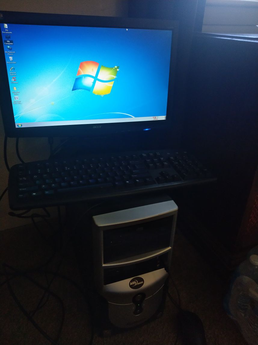 Older Windows XP desktop computer