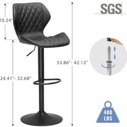 Adjustable counter height Barstool