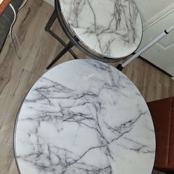 Marble top tables