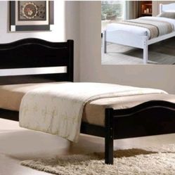 Twin Size Bed Frame With Mattress Memory Foam 6 High 