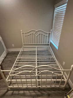 Full Bed frame with headboard and footboard