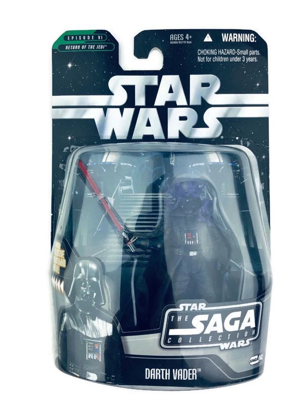NEW on CARD Star Wars SAGA COLLECTION Darth Vader Figure Collectible Toy $10 Shipping offered.