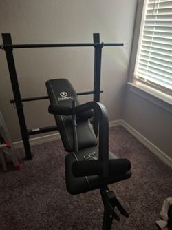 Marcy Weight Bench with Rack
