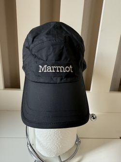 Marmot unisex black cap nylon adjustable new no tag 🧢