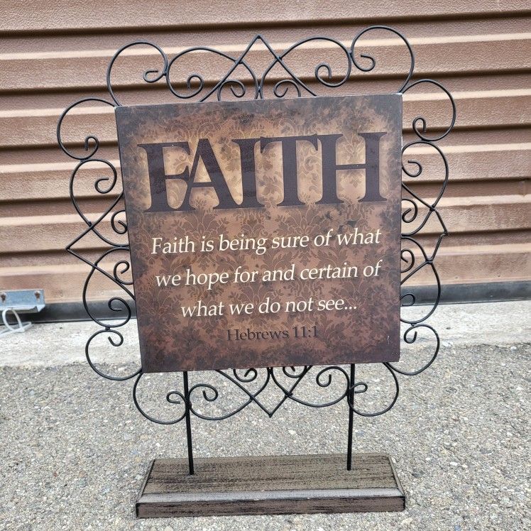 FAITH Decorative Sign