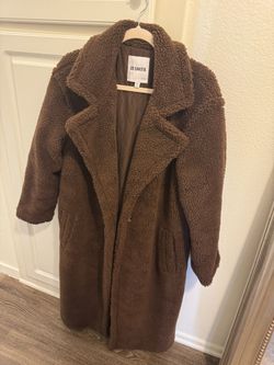 Brown teddy coat by BB Dakota.