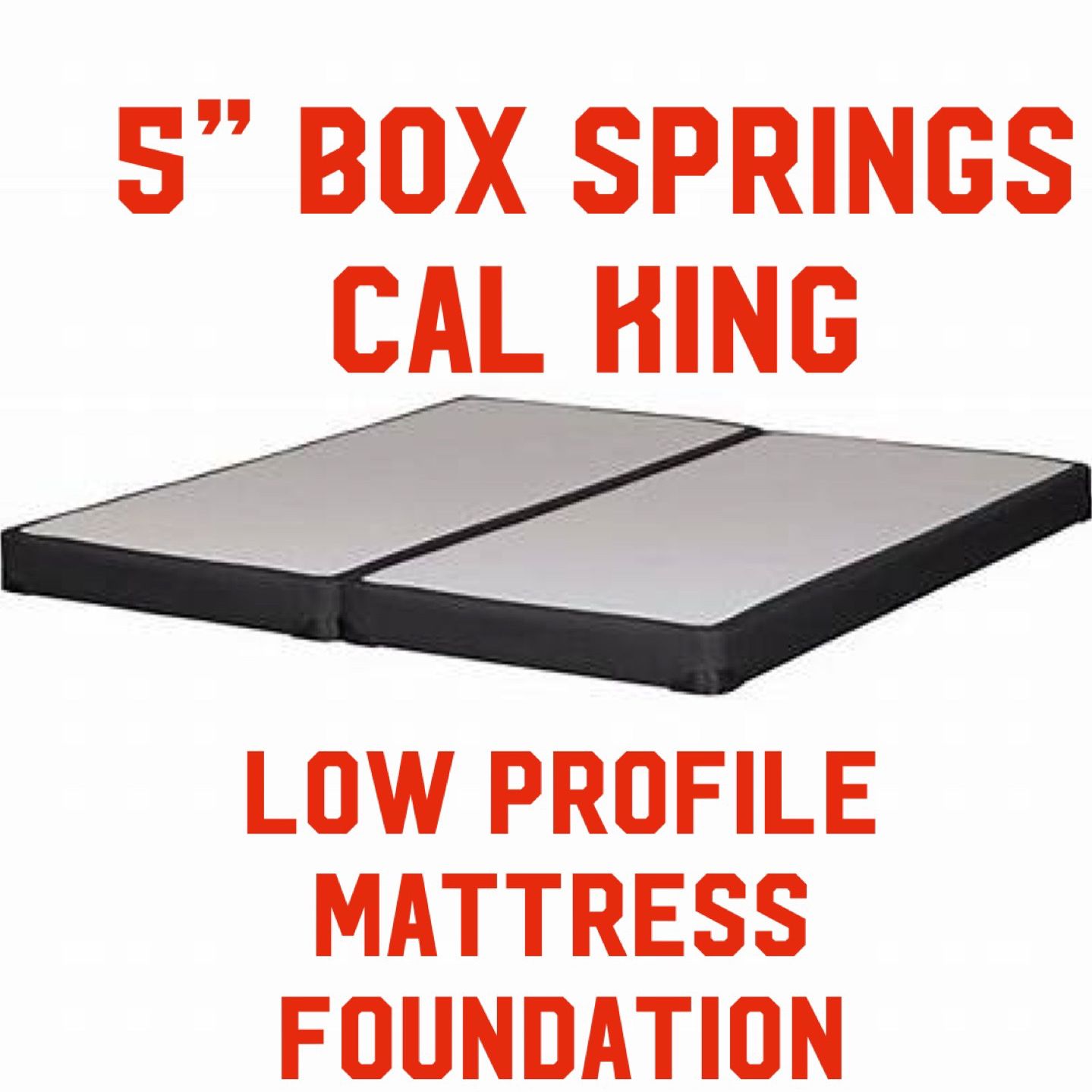 5” Cal King Box Springs Low Profile 