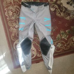 Fly Racing Padded Pants Size 32