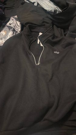 Black alo quarter zip