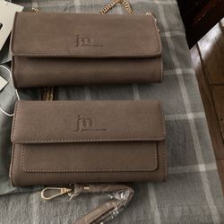 Jessica Moore Suede Clutch Purse And Matching Wallet for Sale in  Sacramento, CA - OfferUp