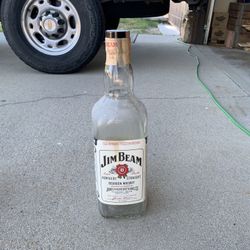 Jim Beam Bourbon Whiskey Collectors Bottle 
