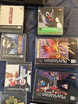Original PlayStation games - Excellent Condition
