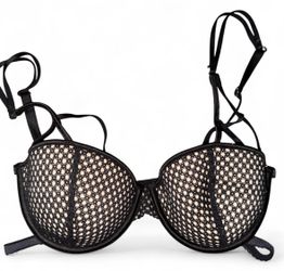 Black Mesh Bra Size Medium