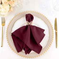 Burgundy Napkins 